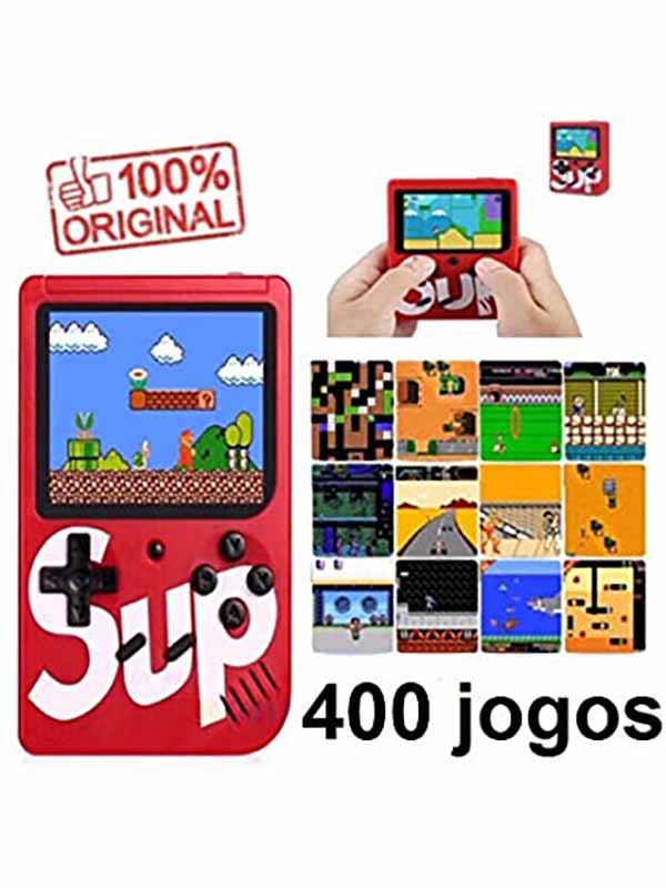 Mini Game Retrô Clássico Portátil 400 Jogos Antigos Anos 80 – Tendytudo