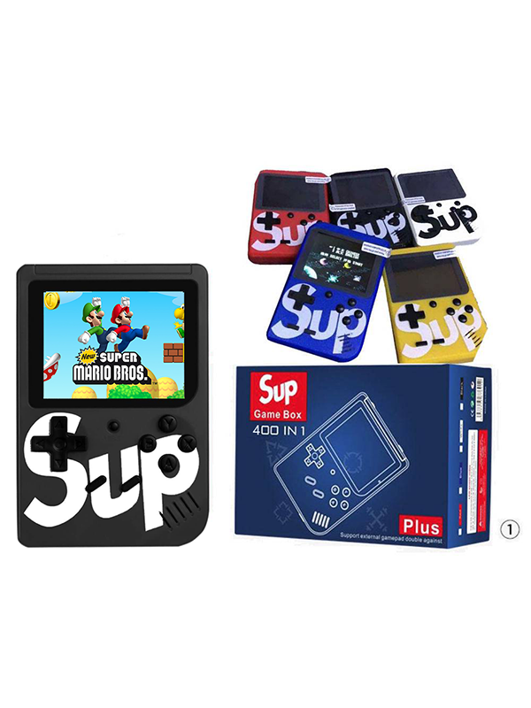 Mini Game Box Sup 400 Jogos in 1 Plus Vídeo-Game Portátil Compatível com TV  - Wi Eletrônicos