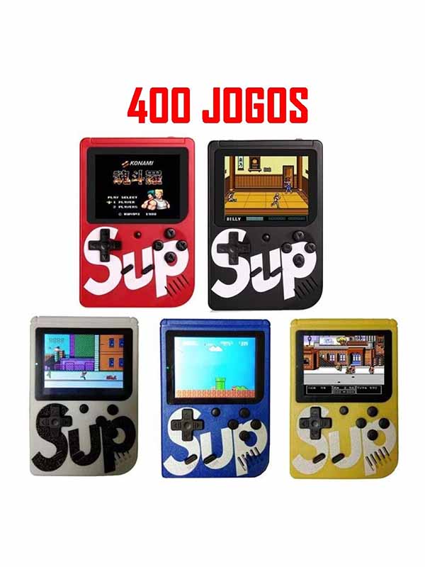 Mini Game Sup - Portátil Retrô 400 Jogos Classicos